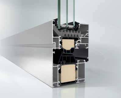 Basierend auf Schüco AWS 75 SI+. Hervorragend wärmegedämmt, stabil und universell einsetzbar mit großer Gestaltungsvielfalt. Schmale Profilansichten für maximale Transparenz.